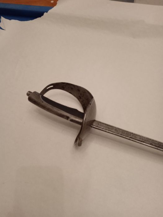 Sabre de cavalaria espanhola antiga