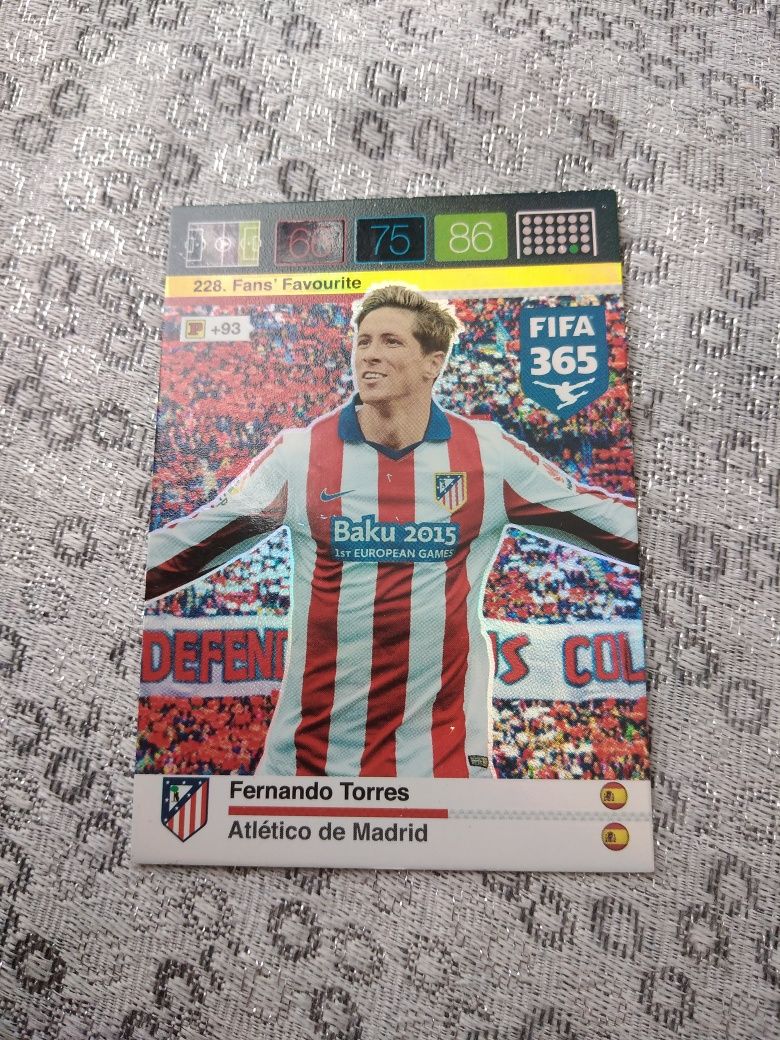 Karta fans favourite fifa 365 Torres 2015 Atletico Madryt 2016