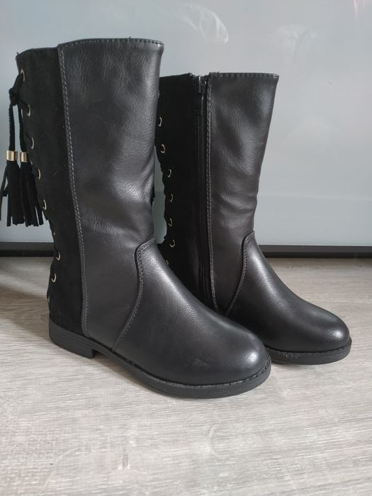 Botas cano alto quentinhas t 28 menina