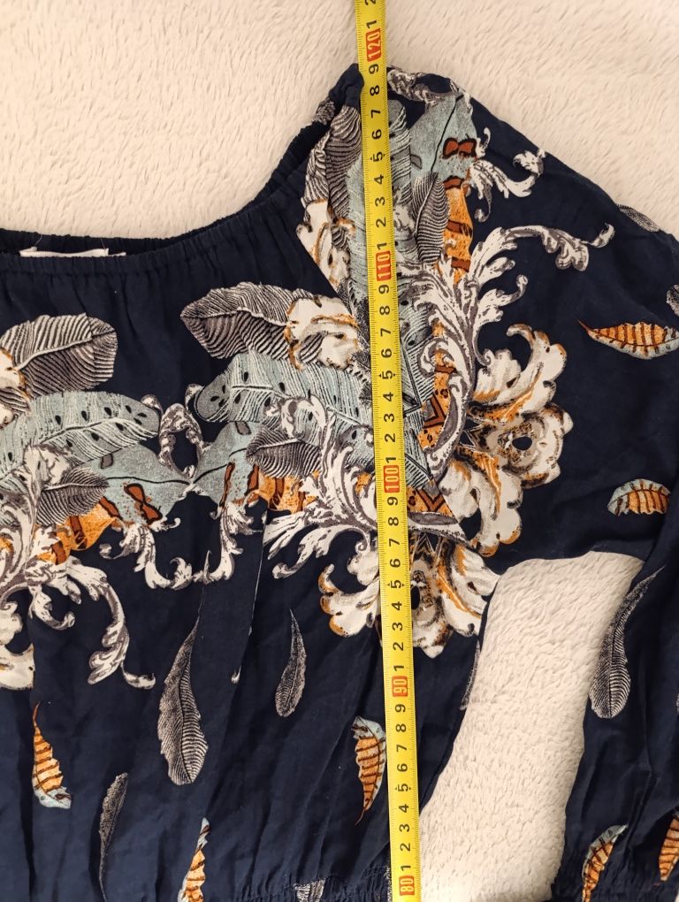 Sukienka maxi midi etno Boho hippie Xs 158 Tia London