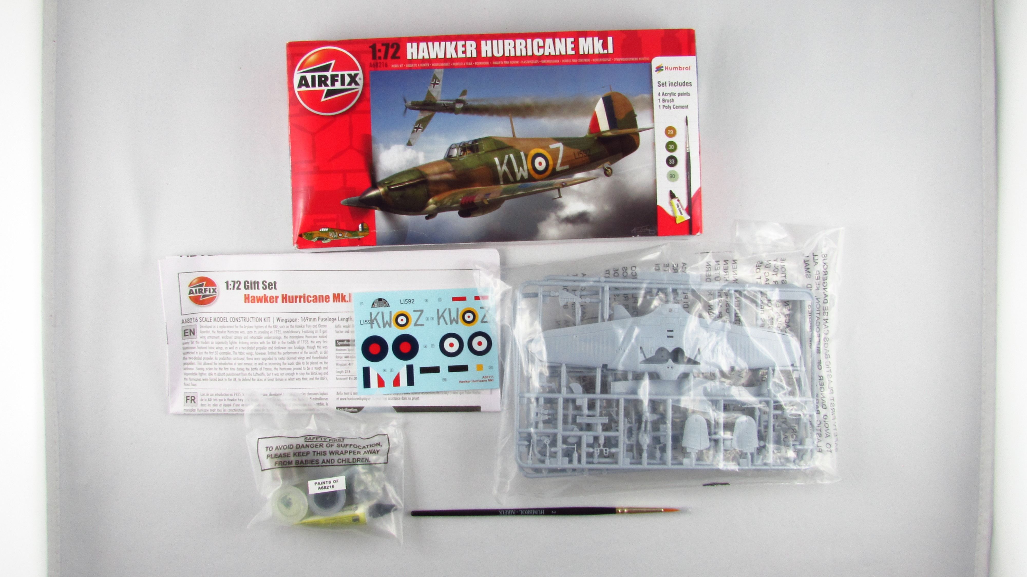 AIRFIX - Hawker Hurricane Mk.I - Model - 1:72