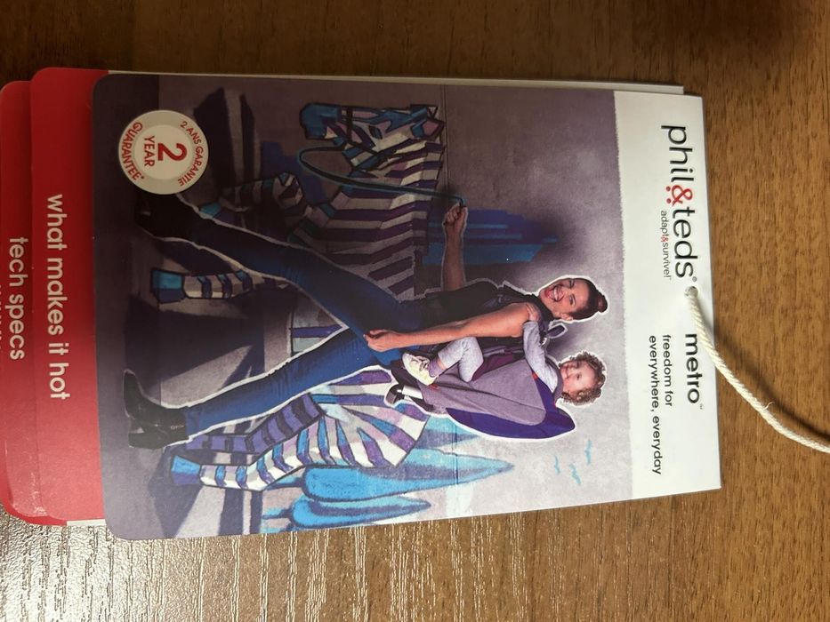 Рюкзак-кенгуру Phil&Teds Escape сірий