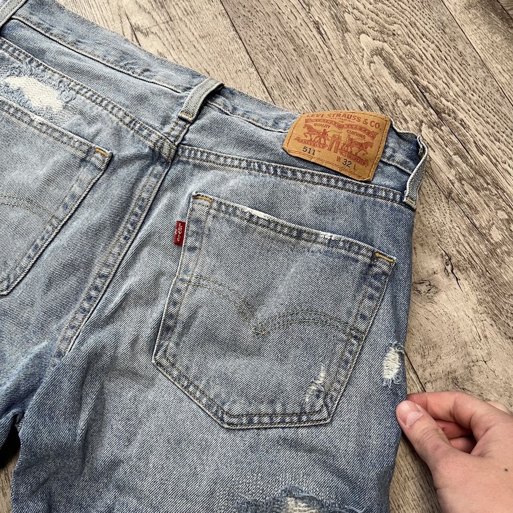 Джинсовые шорты Levis Levi’s big logo