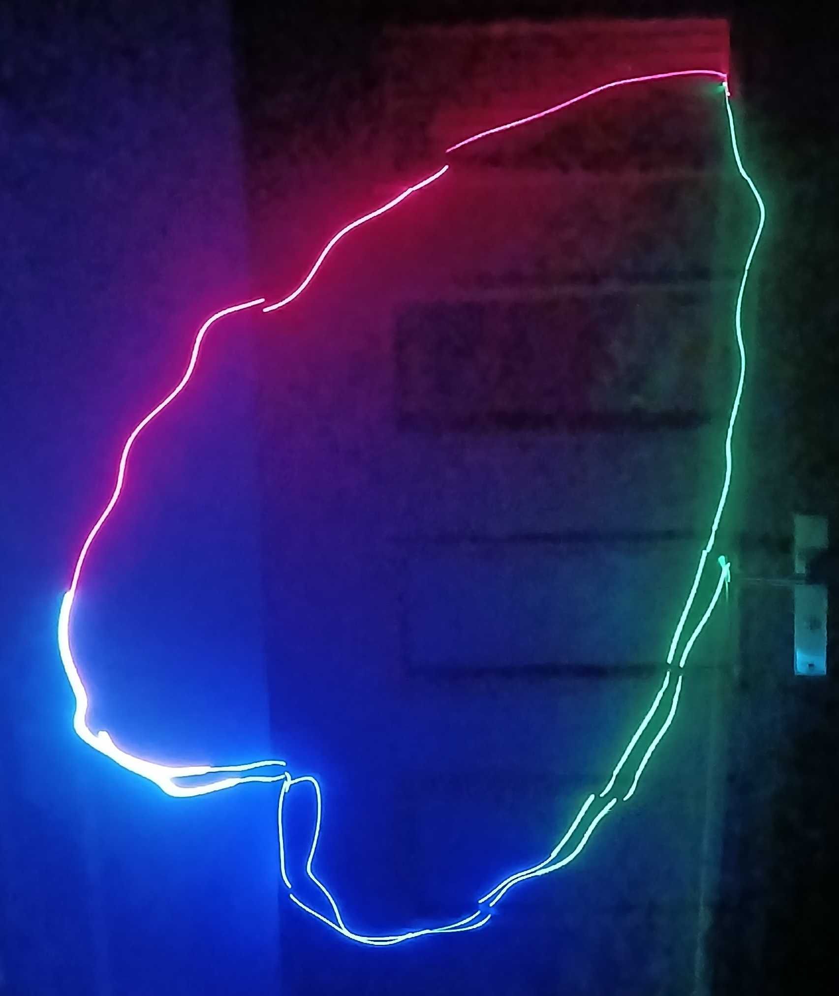 Laser RGB dyskotekowy na imprezę party DMX, mikrofon