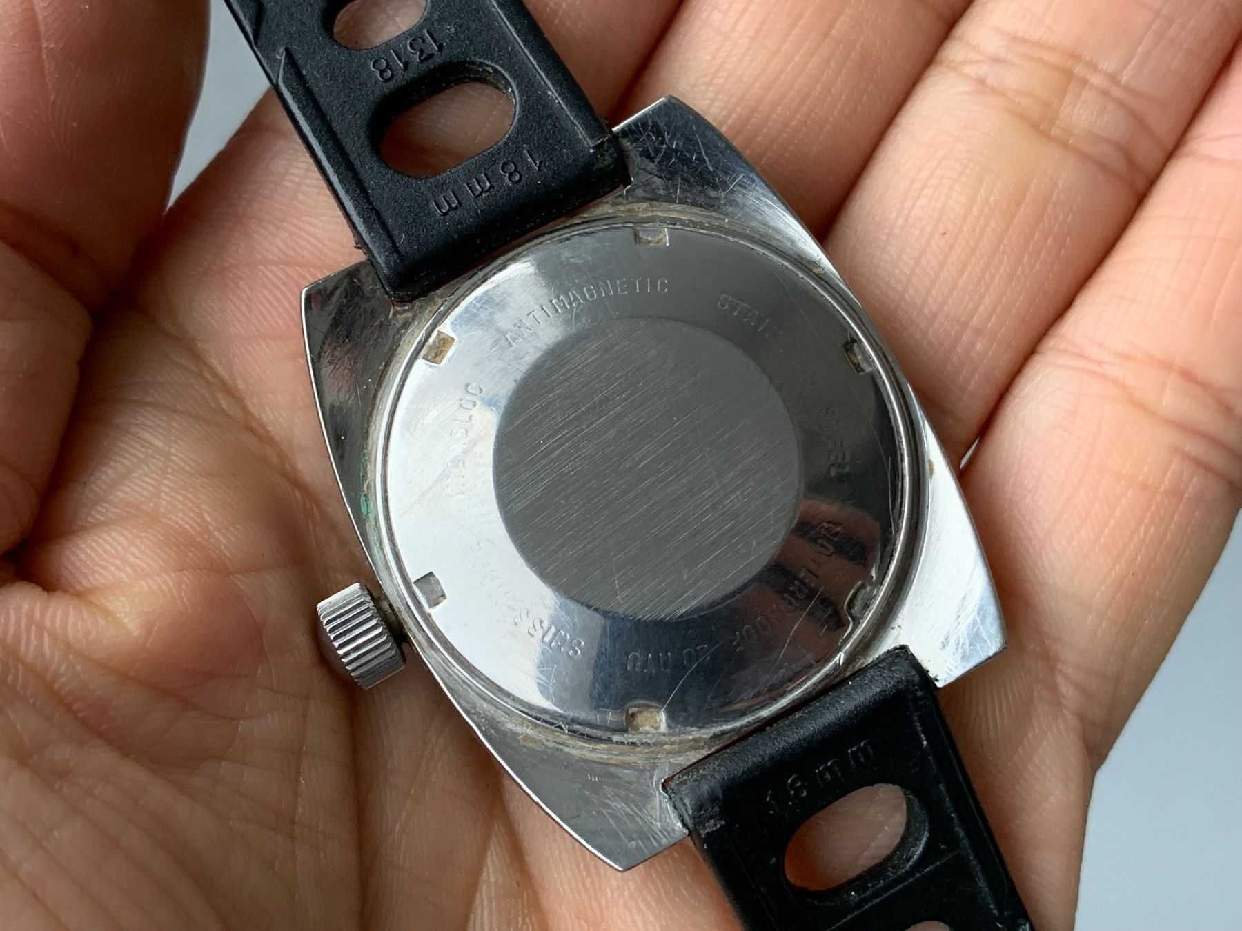 Piękny klimatyczny diver Fleurier vintage