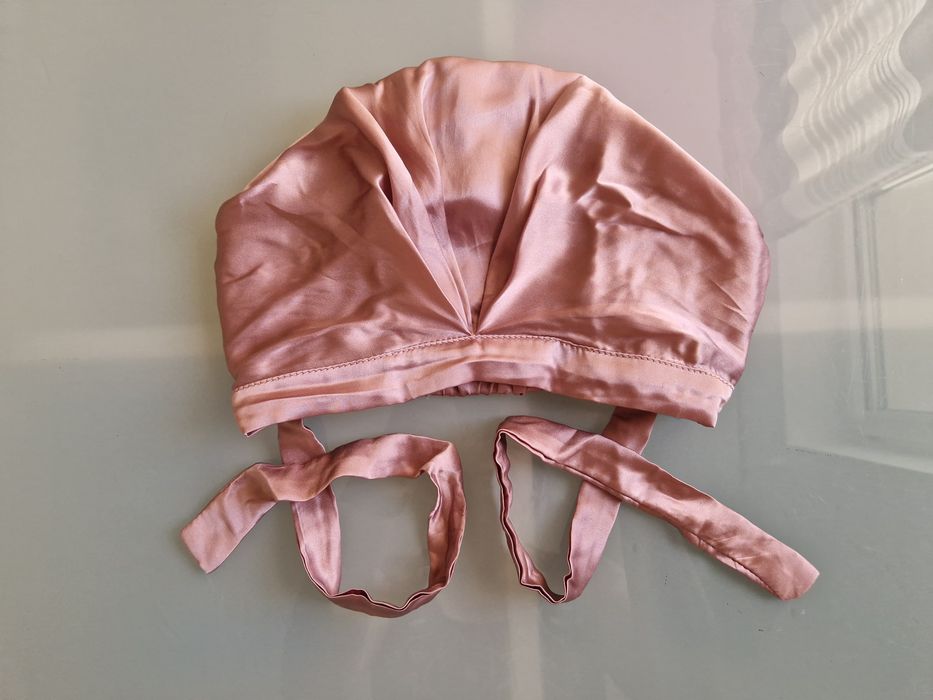 Jedwabny czepek do spania