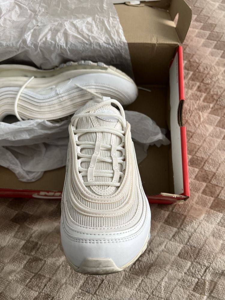 Nike w air max 97 white pure platinum жіночі