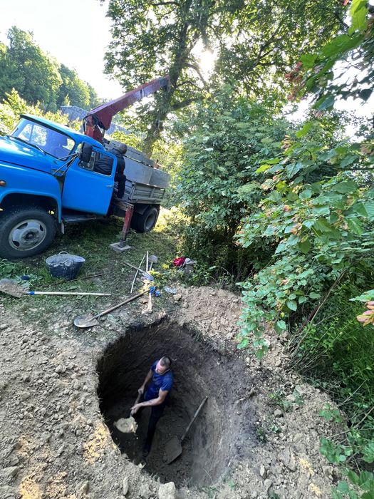 Септік під ключ вигрібна яма каналізація бетоні кольца