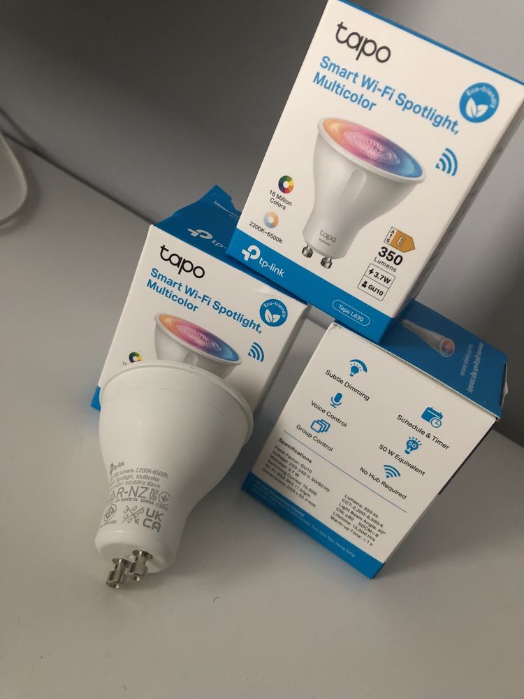 Lampadas inteligentes TAPO GU10