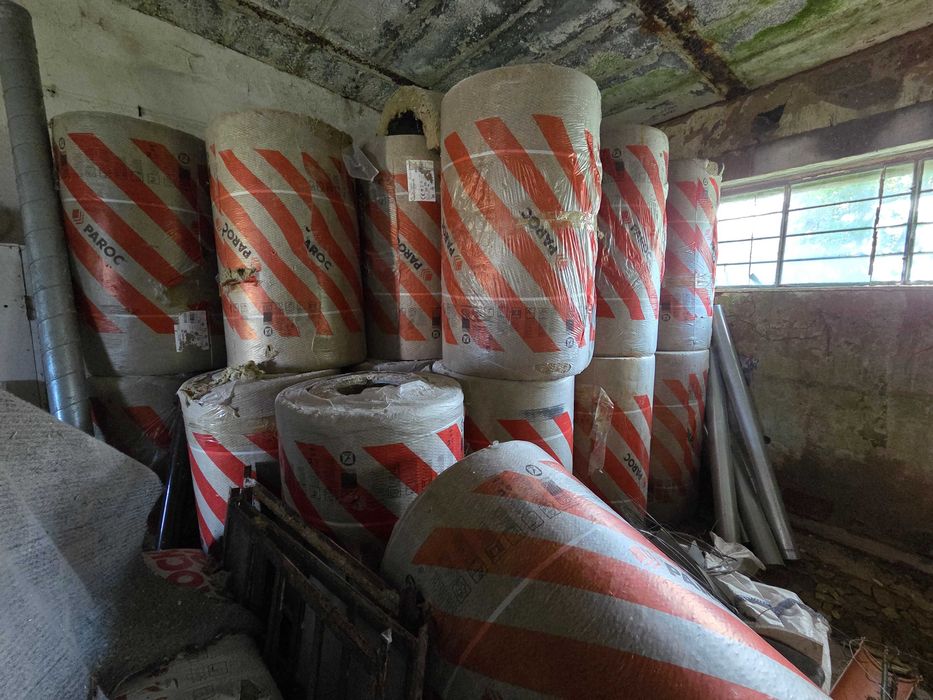 wełna mineralna do izolacji rur fi 508 mm grubość 10 cm 23 rolki