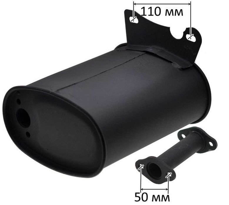 Глушитель генератора 188F в сборе, gen488