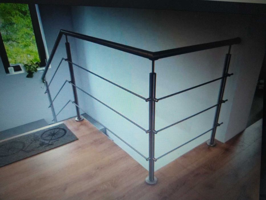 PORĘCZE BALUSTRADY ze stali nierdzewnej/solidne na wymiar/Producent