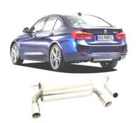 LINHA DE ESCAPE ESPORTIVO PARA BMW F30 316 320 325 M TECH DUPLA SAÍDA