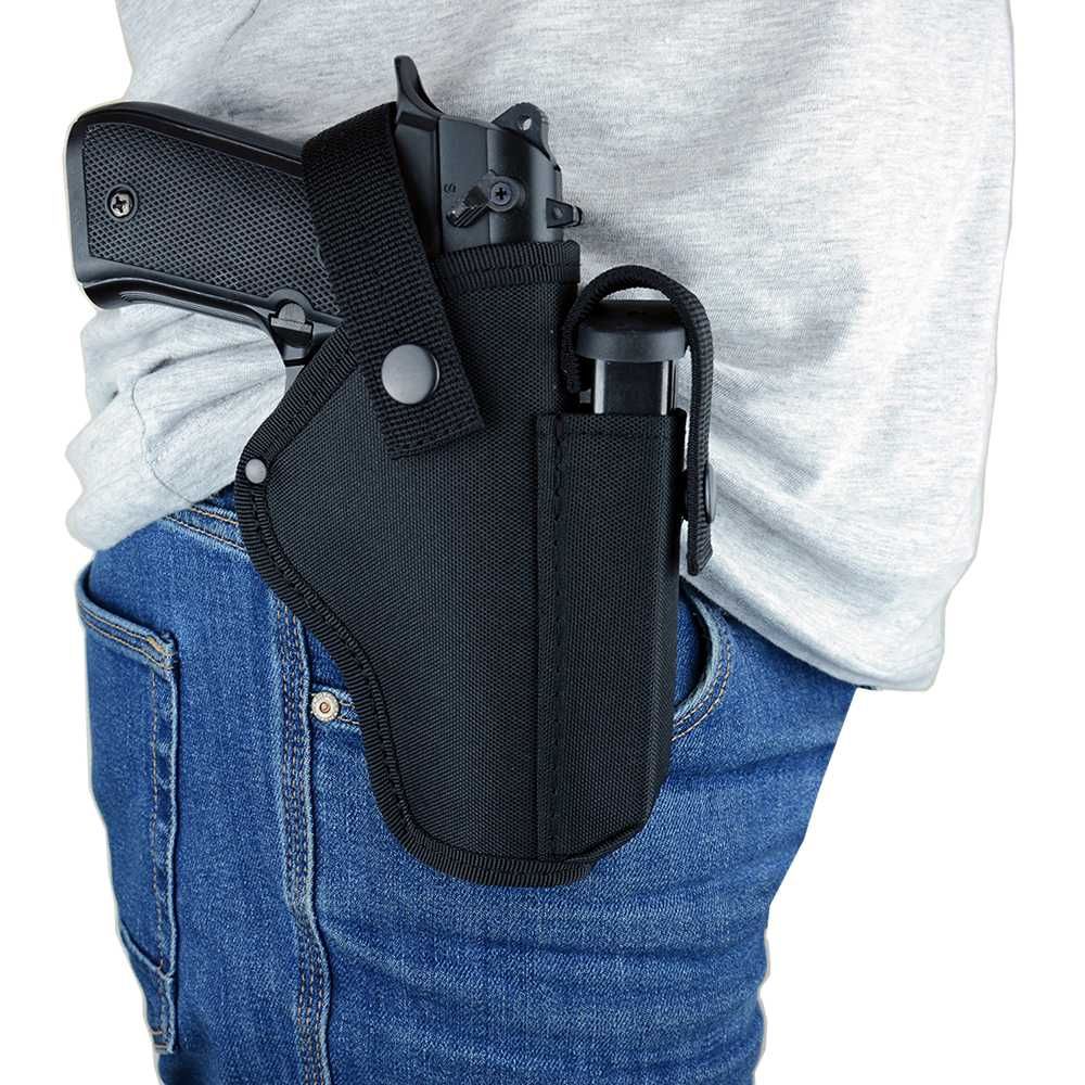 Кобура поясная S&M для Beretta 92/Glock 17/19 с чехлом под магазин