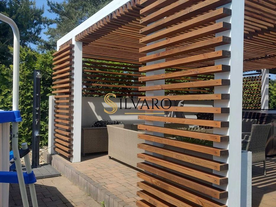 Altana Drewniana Nowoczesna Premium Silvaro Garden