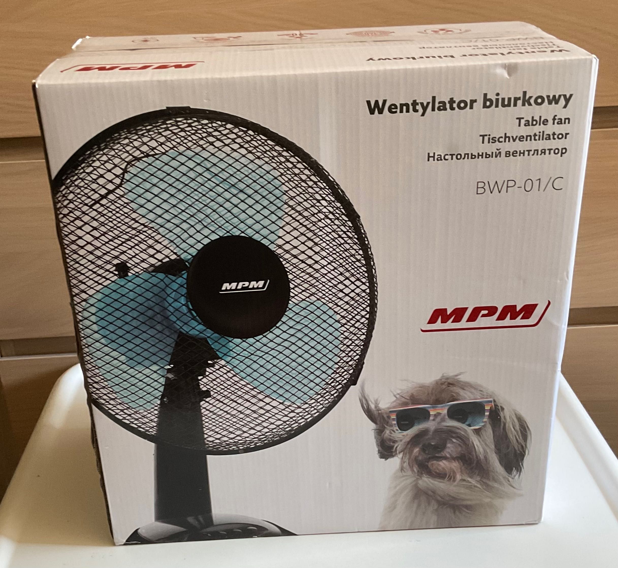 wentylator biurkowy MPM BWP-01/C nowy