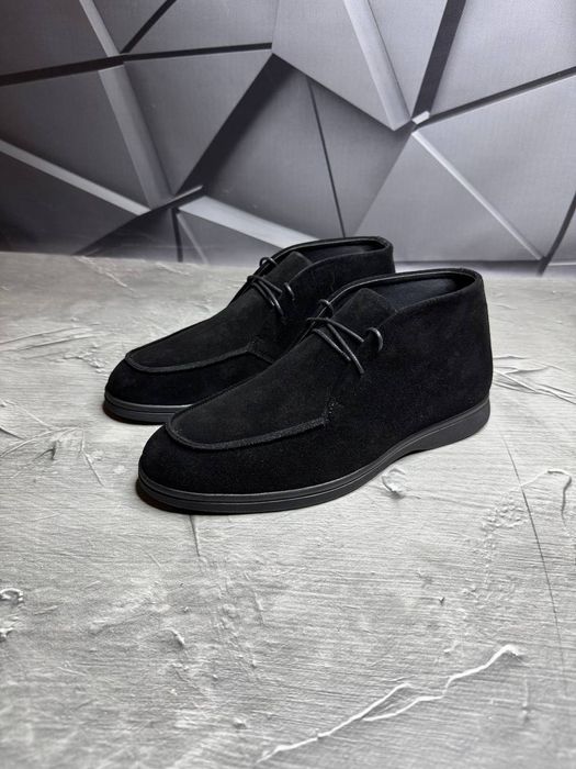 Черевики Зимові чоловічі Замшеві Лофери LORO PIANA! Замша + БАЙКА!