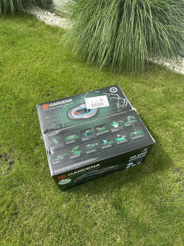 Robot koszący Gardena SILENO minimo 250 m² – jak nowy, na gwarancji