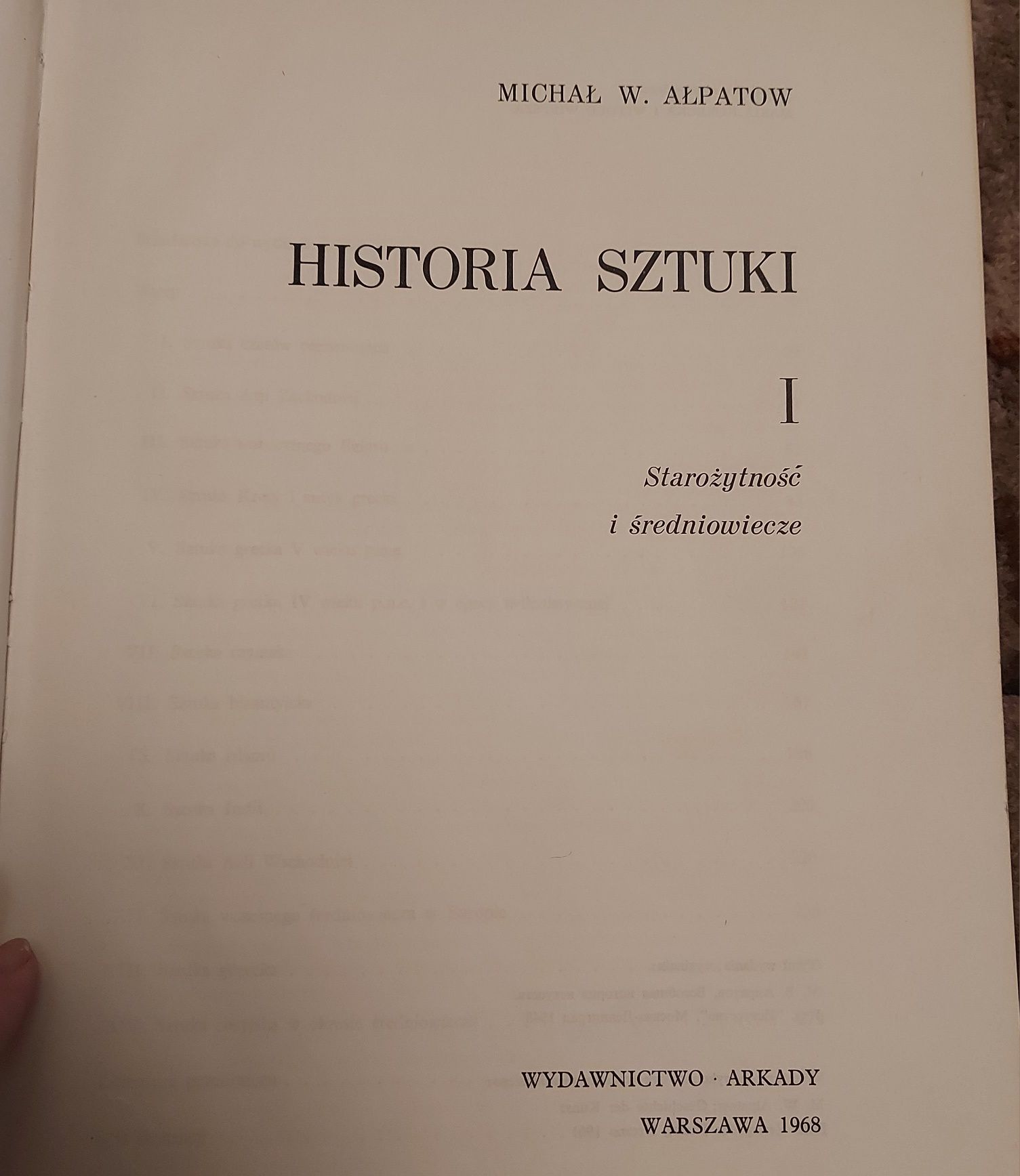 Michał Ałpatow Historia sztuki dwa tomy