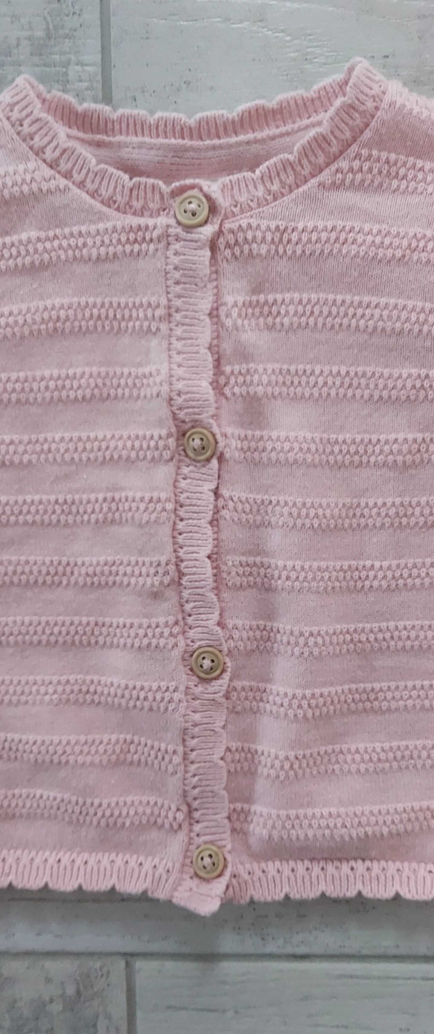 Sweterek zapinany na guziki H&M r. 62 62/68