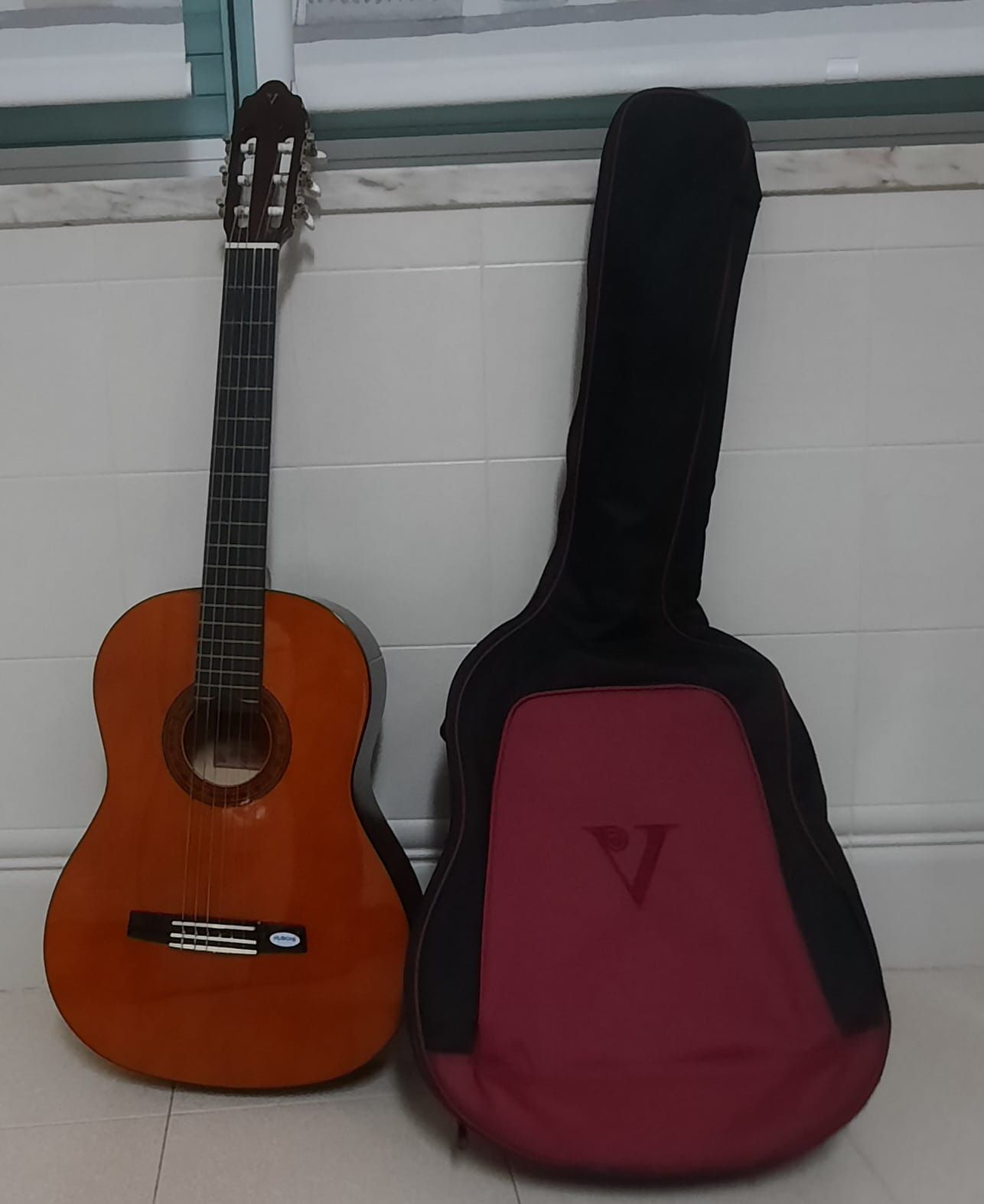 Guitarra Classica com capa