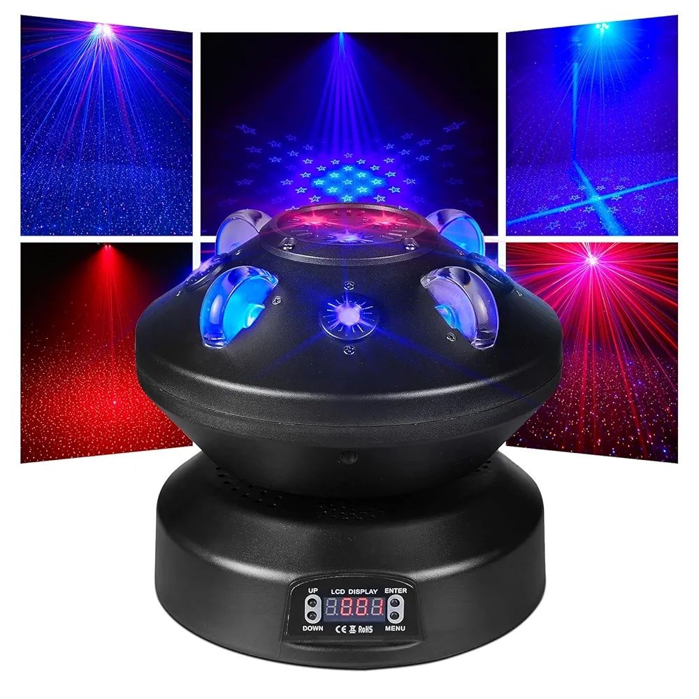 2x Luzes de palco ZQ03186 refere-se a uma luz de palco móvel de 60W a
