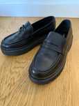 Czane loafersy skórzane lasocki 37 mokasyny