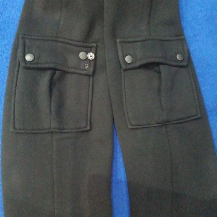 Теплий комплект флісова худі ТМ Primark, тринитка чорні Карго