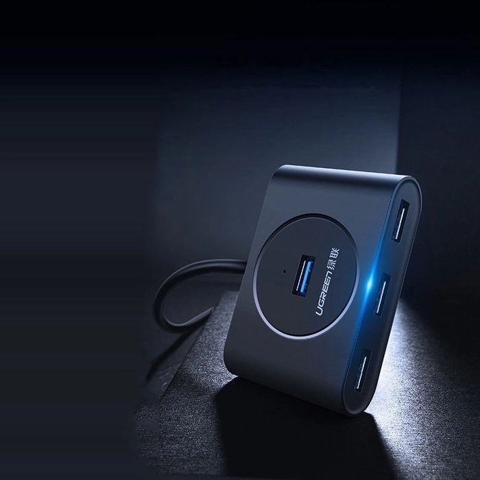 Ugreen rozdzielacz HUB 4x USB 3.2 Gen 1 (kabel 0,5 m) czarny