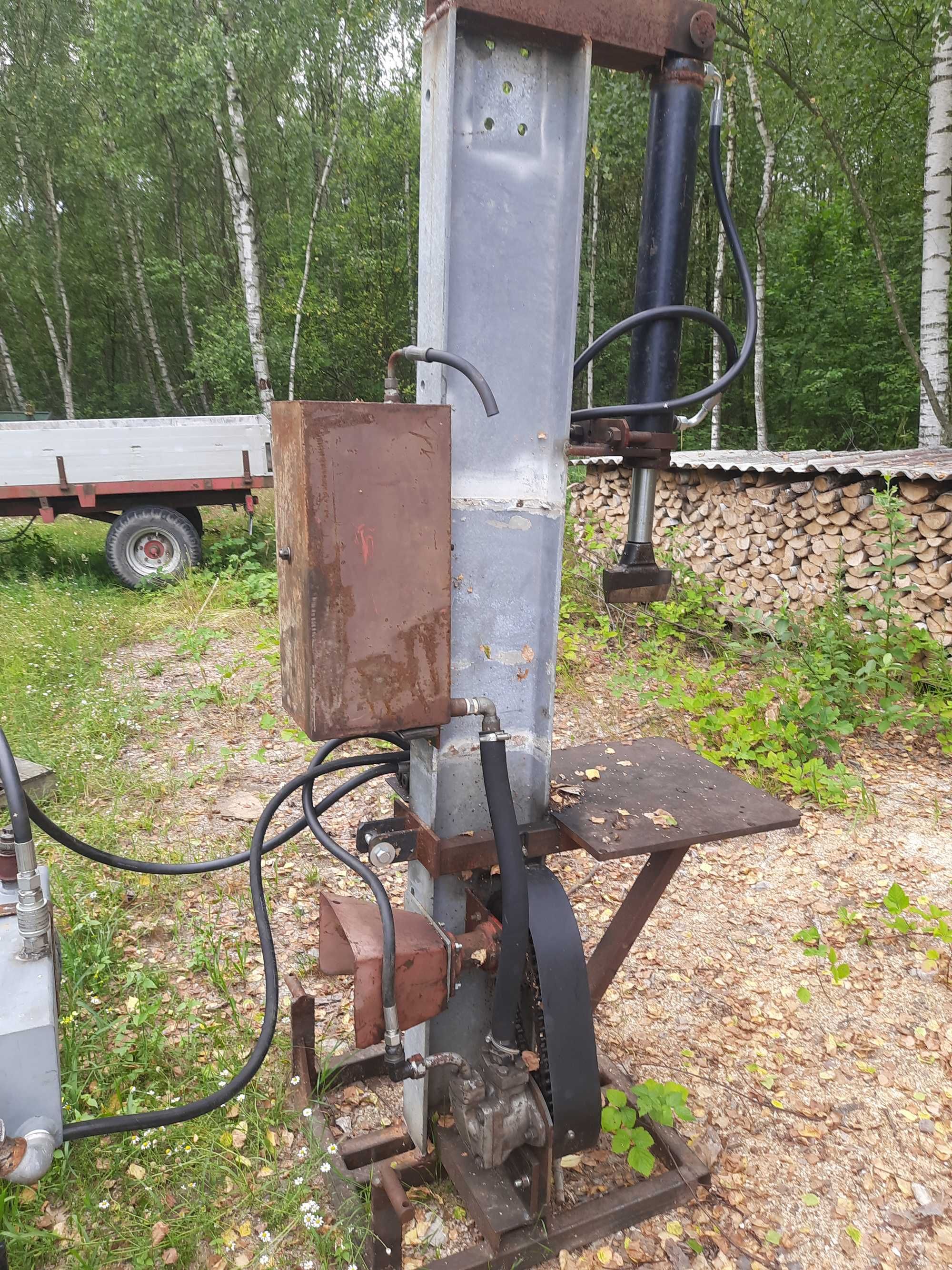 Łuparka hydrauliczna pod walek
