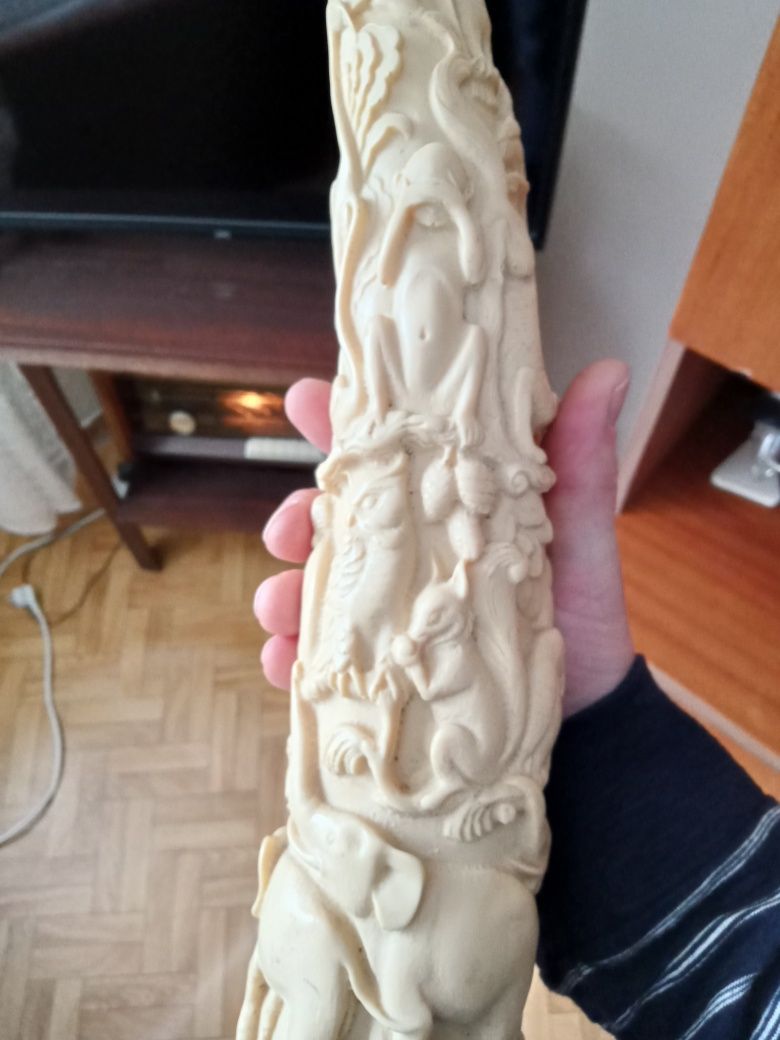 Imitacja kości słoniowej żywica alabaster