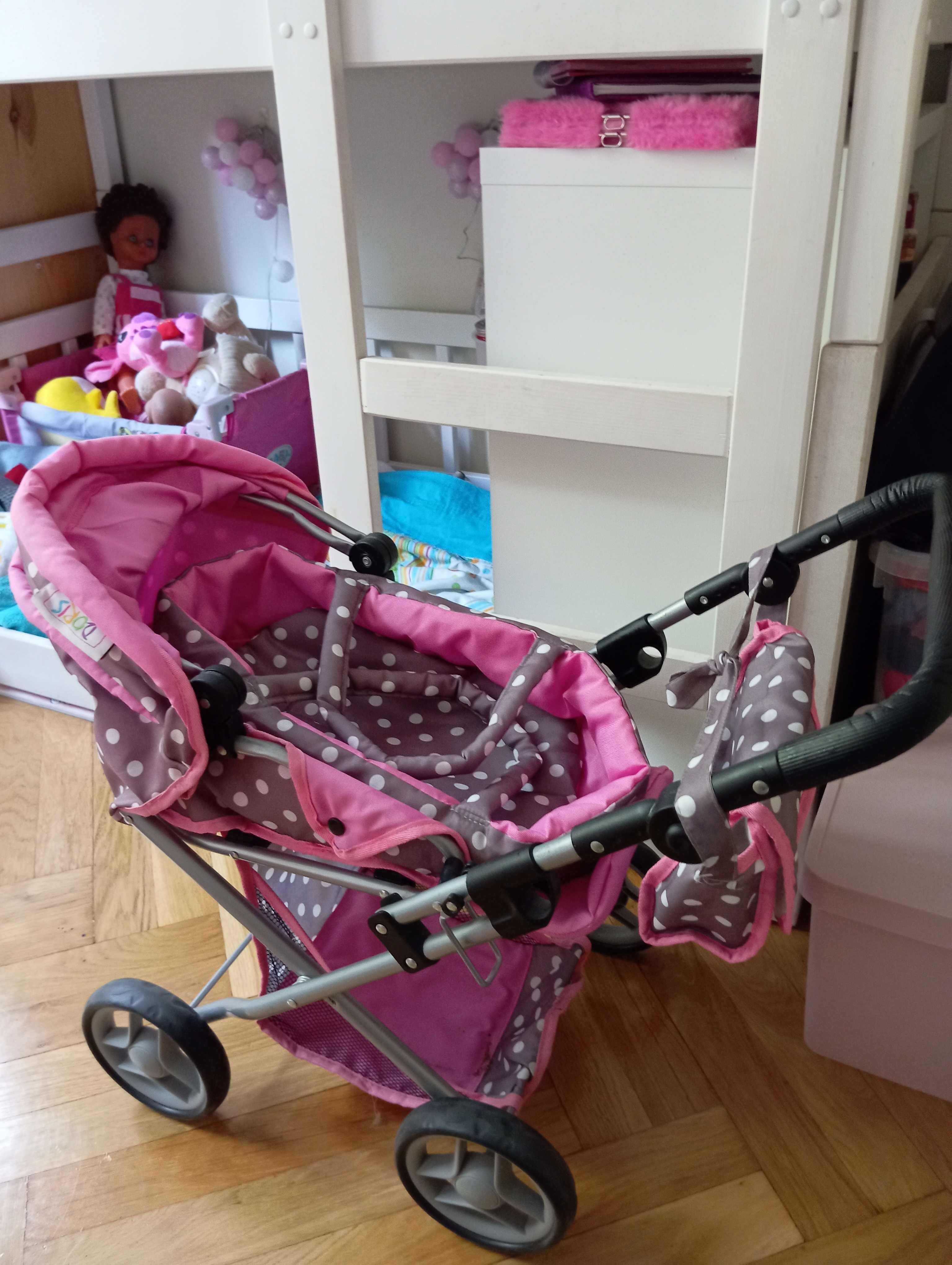 Wózek dla lalek 2w1 firmy Doris