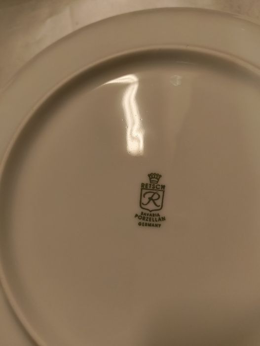 Talerze obiadowe wzór cebulowy