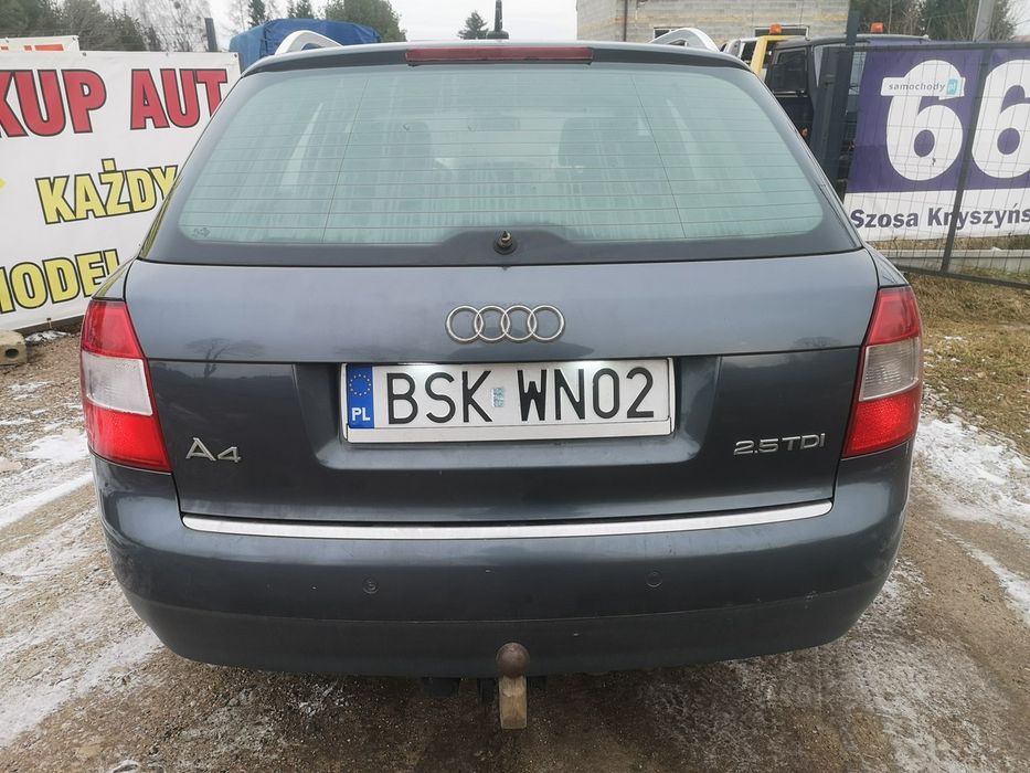 Audi A4 2.5 TDI z hakiem Tanie Auta Podlasie Białystok Fasty