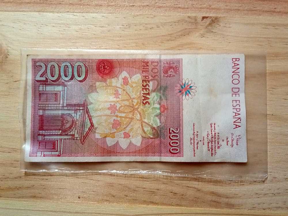 Nota 2000 Pesetas - Espanha
