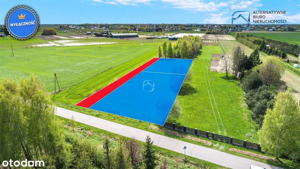 Dwie ustawne działki w cichej i spokojnej okolicy