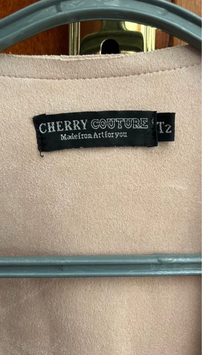 Casaco pele pessego da Cherry Couture
