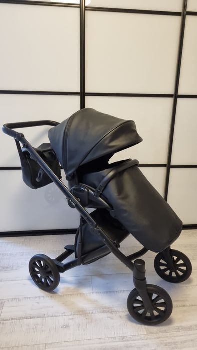 Wózek dziecięcy 2w1 spacerowy gondola czarny Anex e type jak nowy