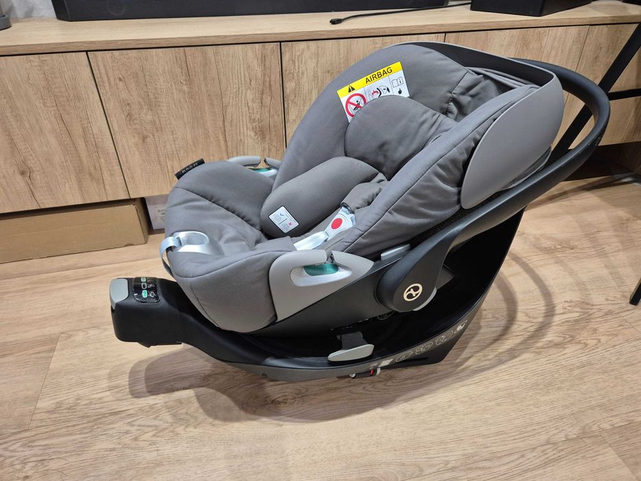 Cybex Cloud Z2 i-Size Soho Grey + baza obrotowa, adaptery do wózka