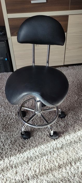 Taboret kosmetyczny siodło