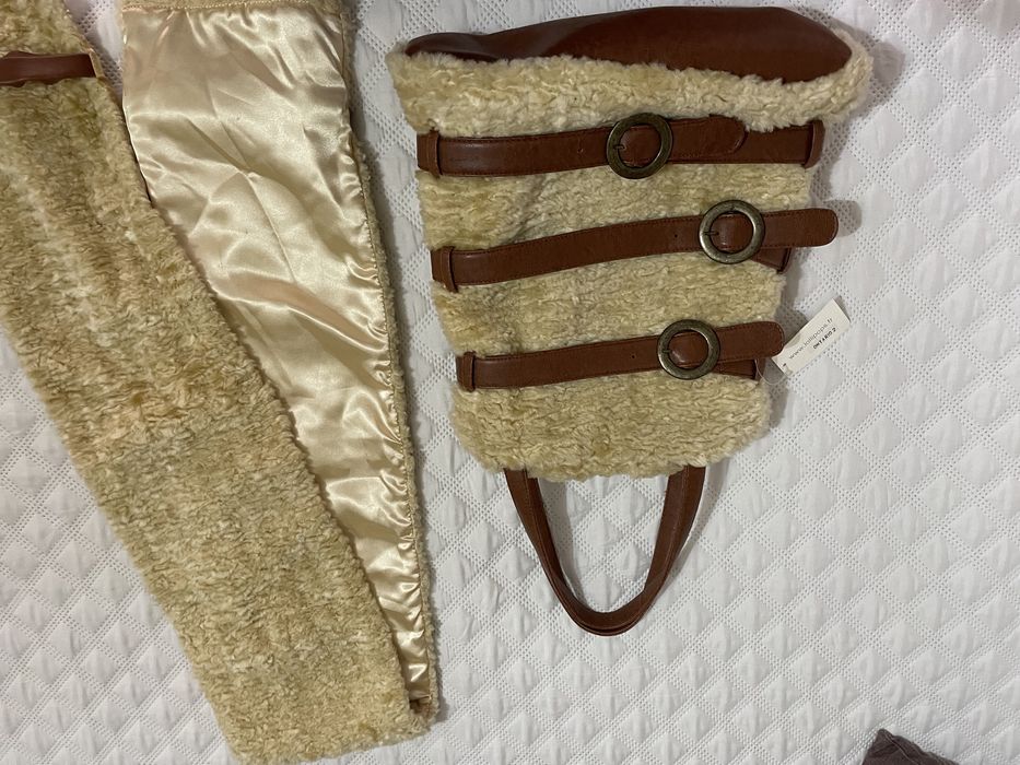 Mala em Pele  de ovelha