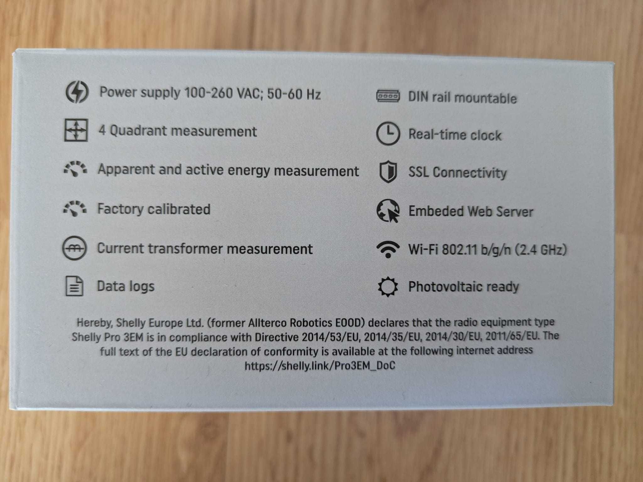 Vendo Shelly PRO 3EM NOVO - Medidor de Energia