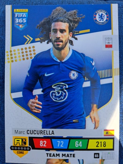 Karta Marc Cucurella Chelsea Londyn Panini Fifa 365 sezon 2022/2023