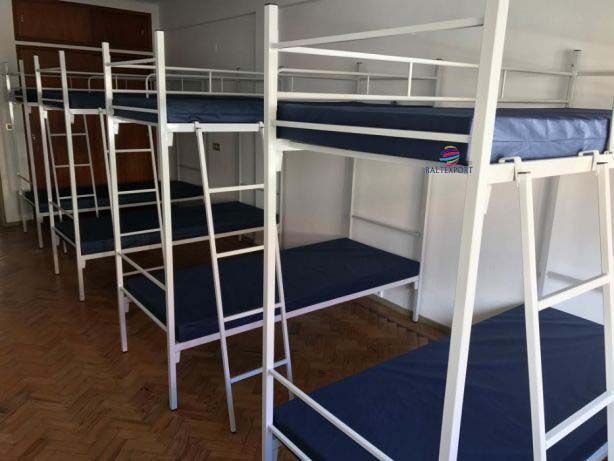 Beliche c/2Camas c/Estrado em rede Soldado Pintado Epoxy Material Novo