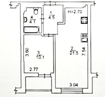 Без %. Продаж 1к. квартири 41.6 ЖК San Francisco Нивки Святошинский