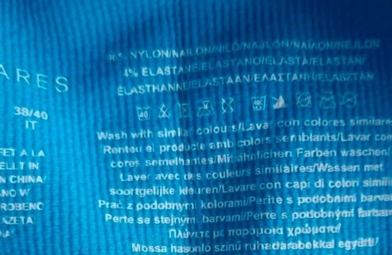 Nowy prążkowany asymetryczny top damski na jedno ramię nylon XS/S