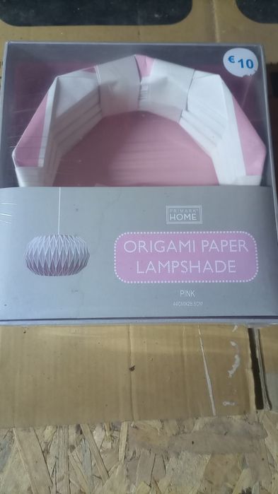 Candeeiro origami novo