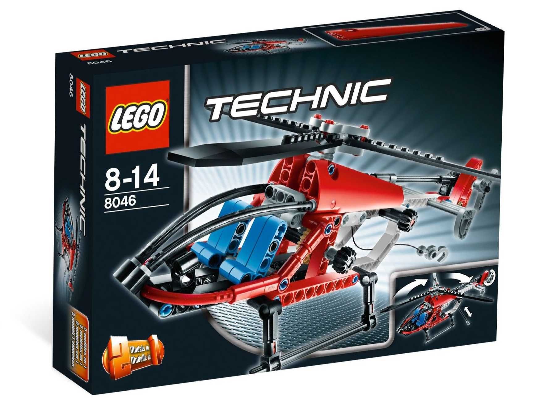 LEGO Technic Helikopter 8046 Komplet Instrukcje Pudełko