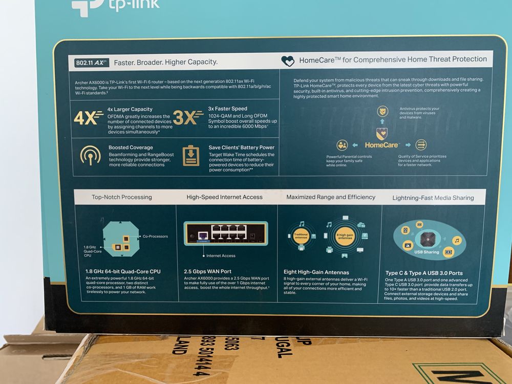 Tp-link AX6000 Novo