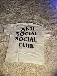 T shirt branca anti social social club